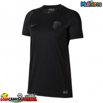 Camisa de Futebol Noruega Equipamento Secundário Mulheres Mundo 2026 Manga Curta
